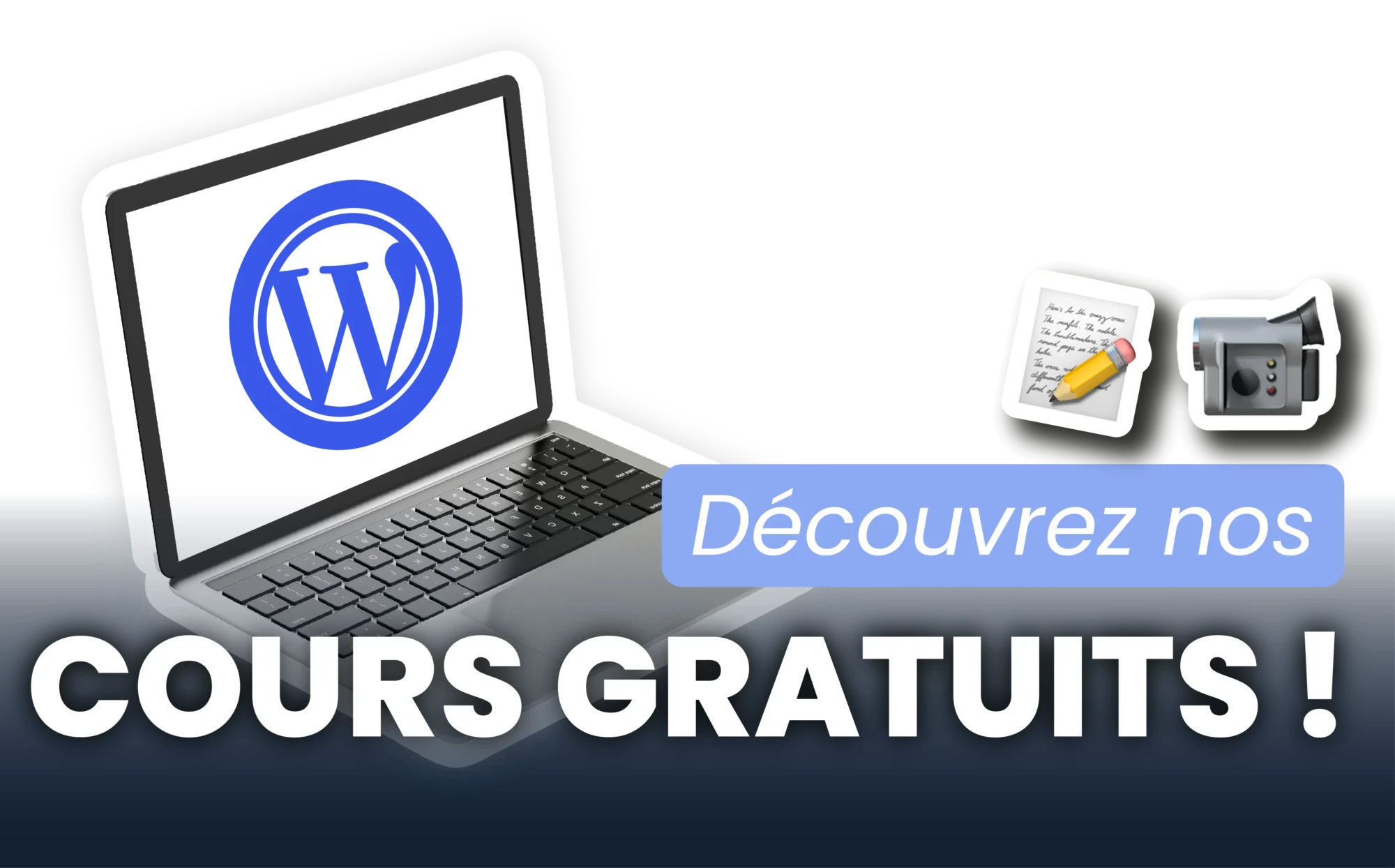 visuel composition cours gratuits WordPress - Trinity